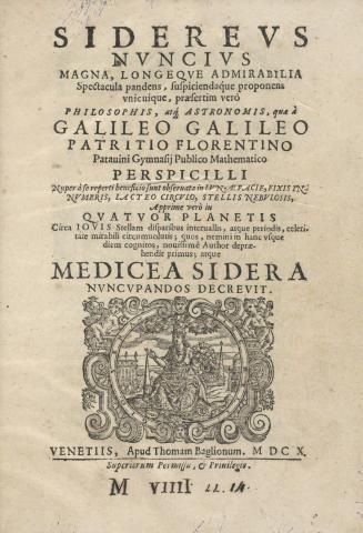 "Sidereus Nuncius" 