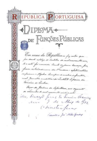 Diploma de Funções Públicas