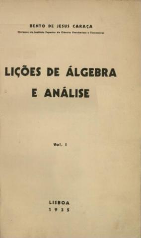 Lições de Álgebra e Análise, Vol I