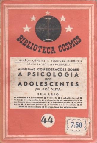 Algumas Considerações sobre a Psicologia dos Adolescentes