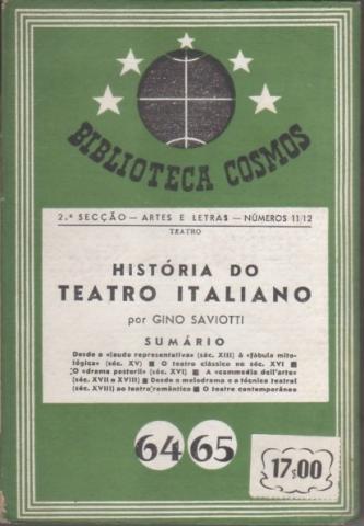 História do Teatro Italiano