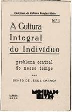 A Cultura Integral do Indivíduo: problema central no nosso tempo