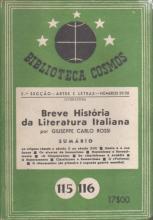 Breve História da Literatura Italiana