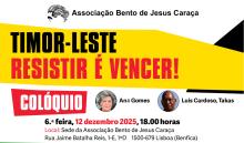 Colóquio "Timor-Leste: Resistir é Vencer!"